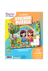 incento magic STICKER PUZZLE: FLOWERS 7.25"X9"