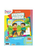 incento magic STICKER PUZZLE: BIKING 7.25"X9"