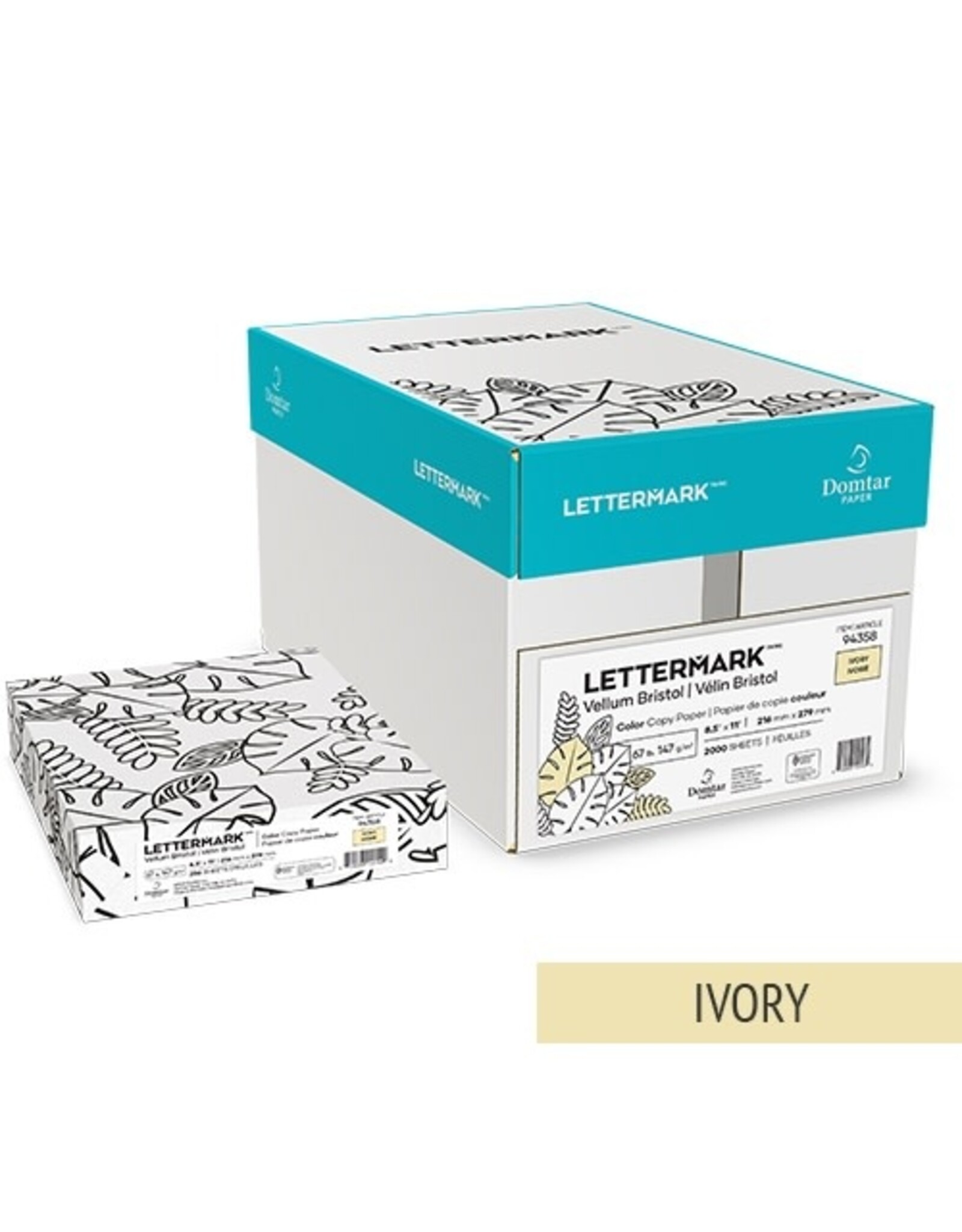 Vellum Bristol Cardstock 67lb 8.5"x11" 250 Pack
