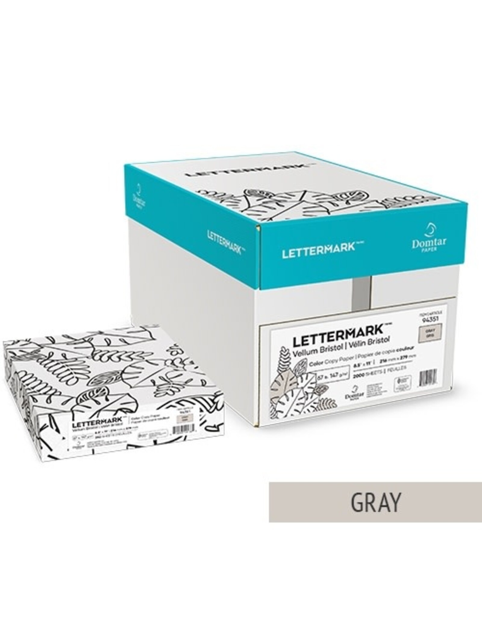 Vellum Bristol Cardstock 67lb 8.5"x11" 250 Pack