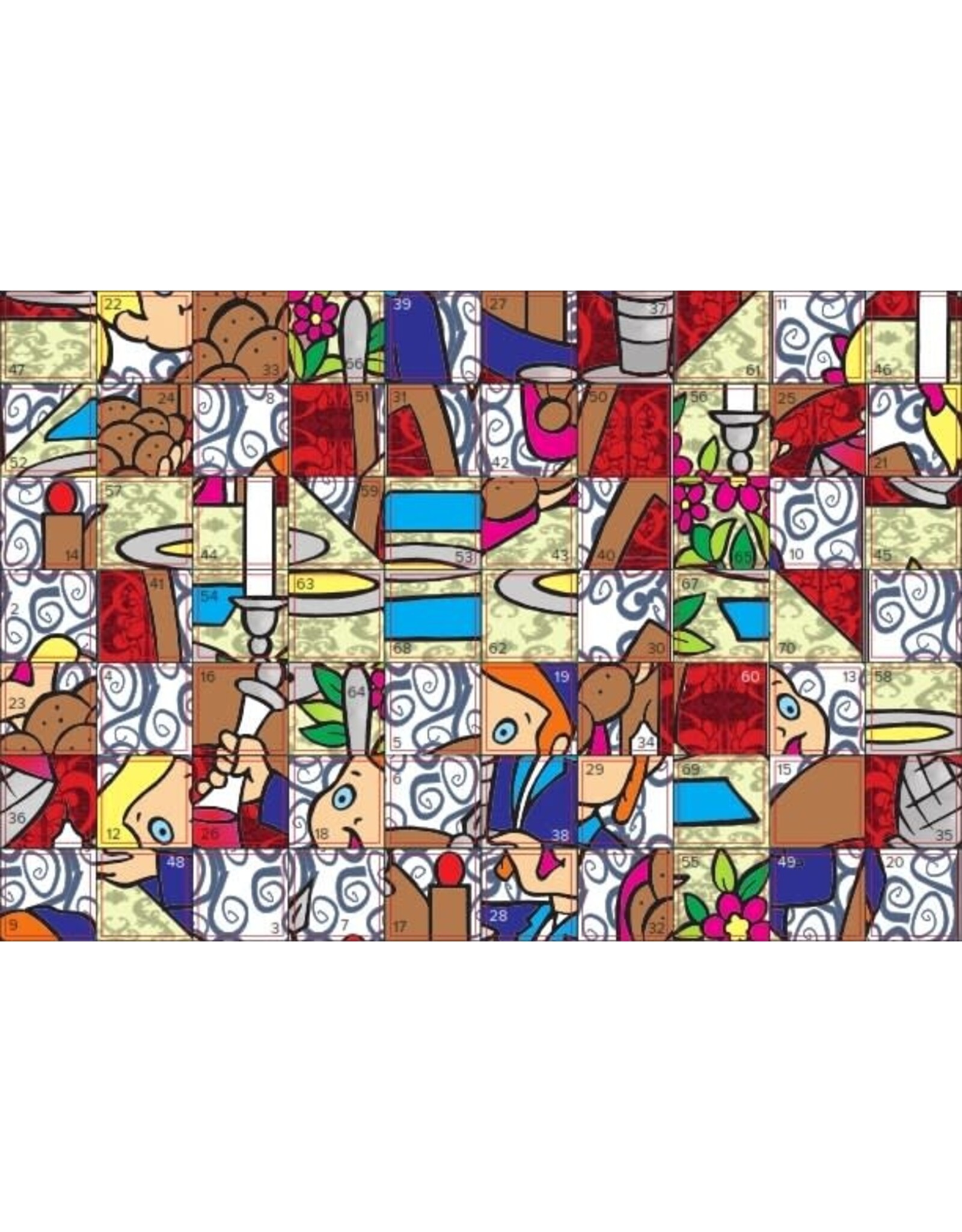 incento magic STICKER PUZZLE: SHABBOS 5.75" X 8.5"
