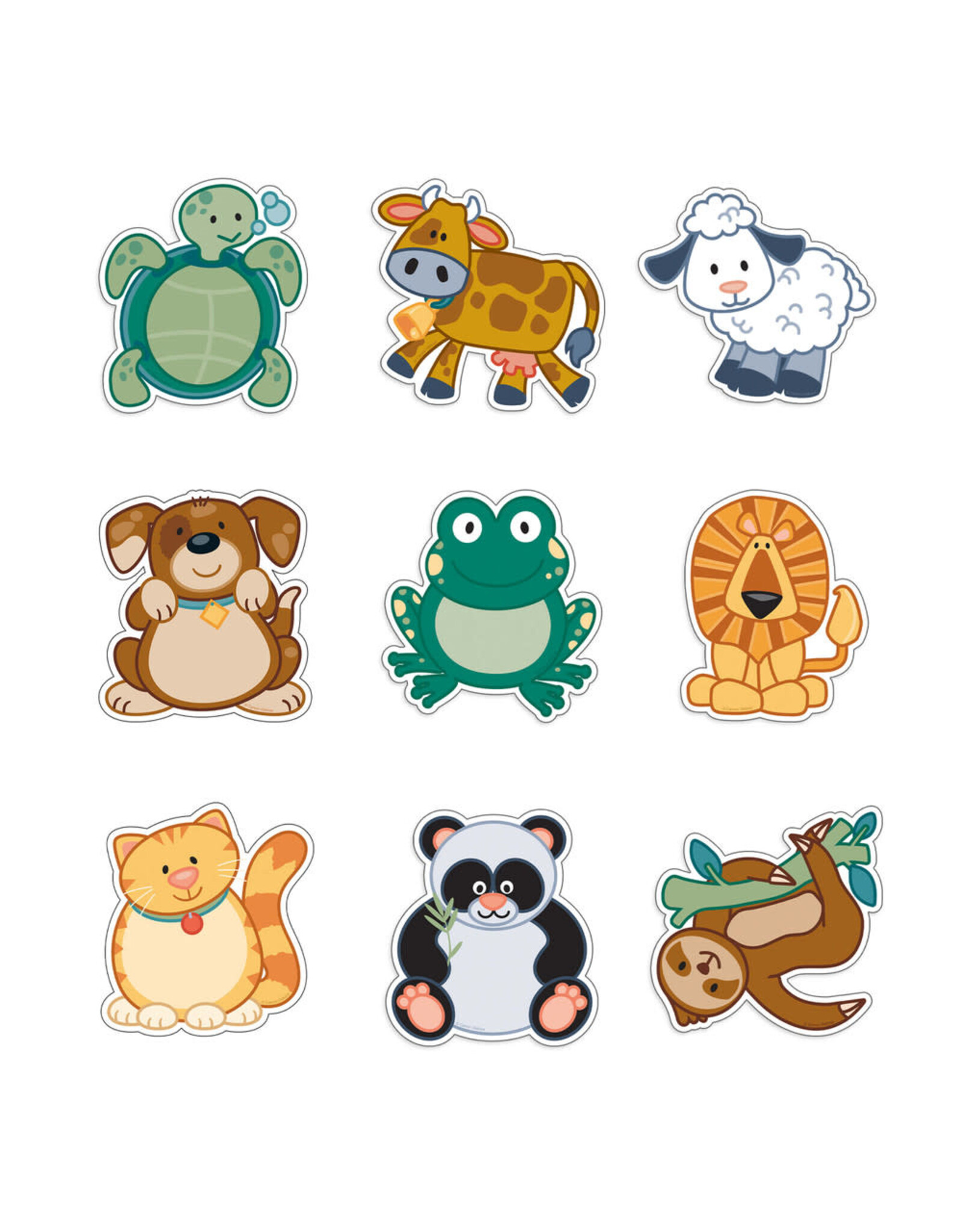 CUT OUT: LARGE ANIMALS  4.6"X5.2" - 150 PACK