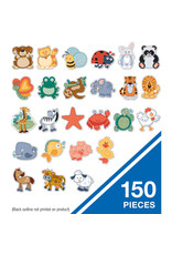 CUT OUT: LARGE ANIMALS  4.6"X5.2" - 150 PACK