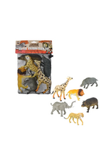 LARGE WILD ANIMALS   5"-8"   6 PACK