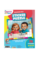 incento magic STICKER PUZZLE: BRUSHING TEETH  7.25"X9"