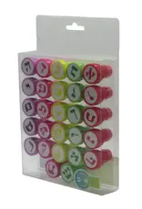 ALEF BEIS STAMP SET  27 PIECES