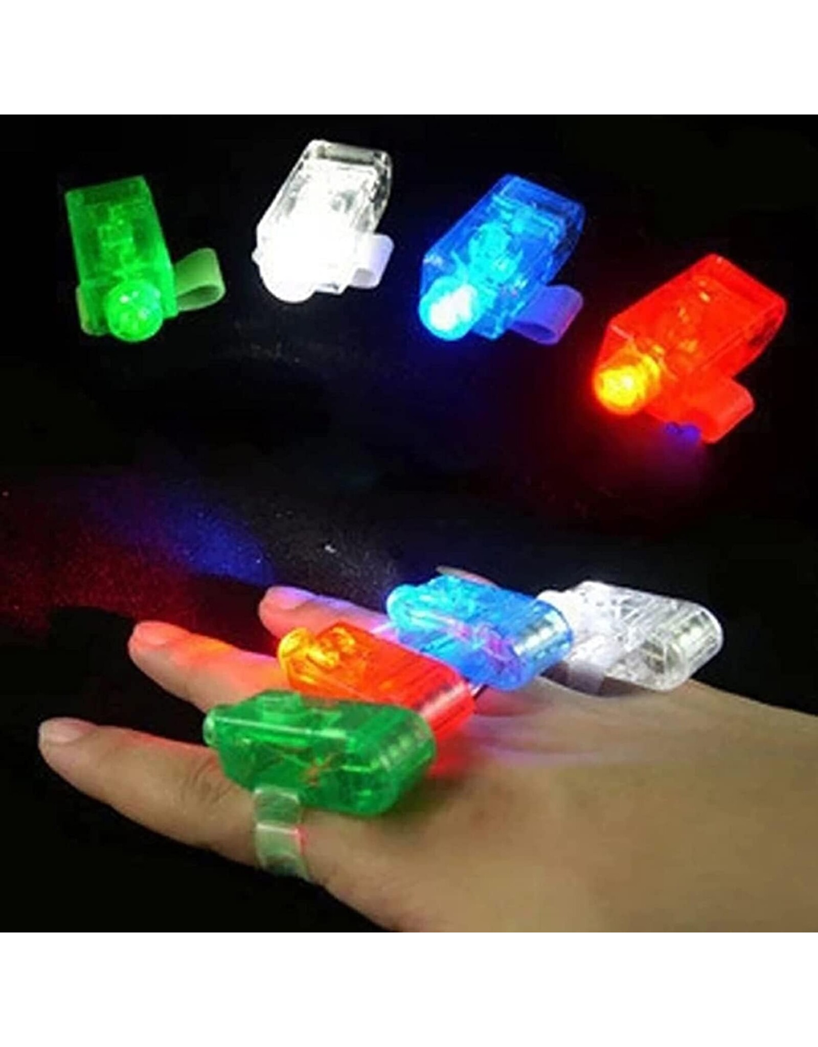 1" LIGHT UP FINGER LIGHTS 12 PACK