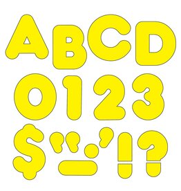 READY LETTERS: 4" YELLOW