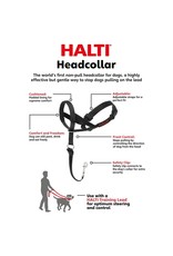 Company of Animals Halti Nylon Head Collar Black