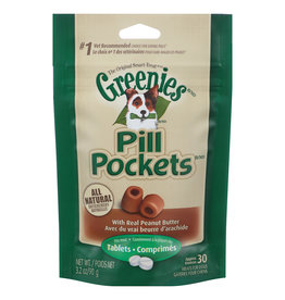 Greenies Pill Pockets Peanut Butter 30 Tabs / 3.2OZ
