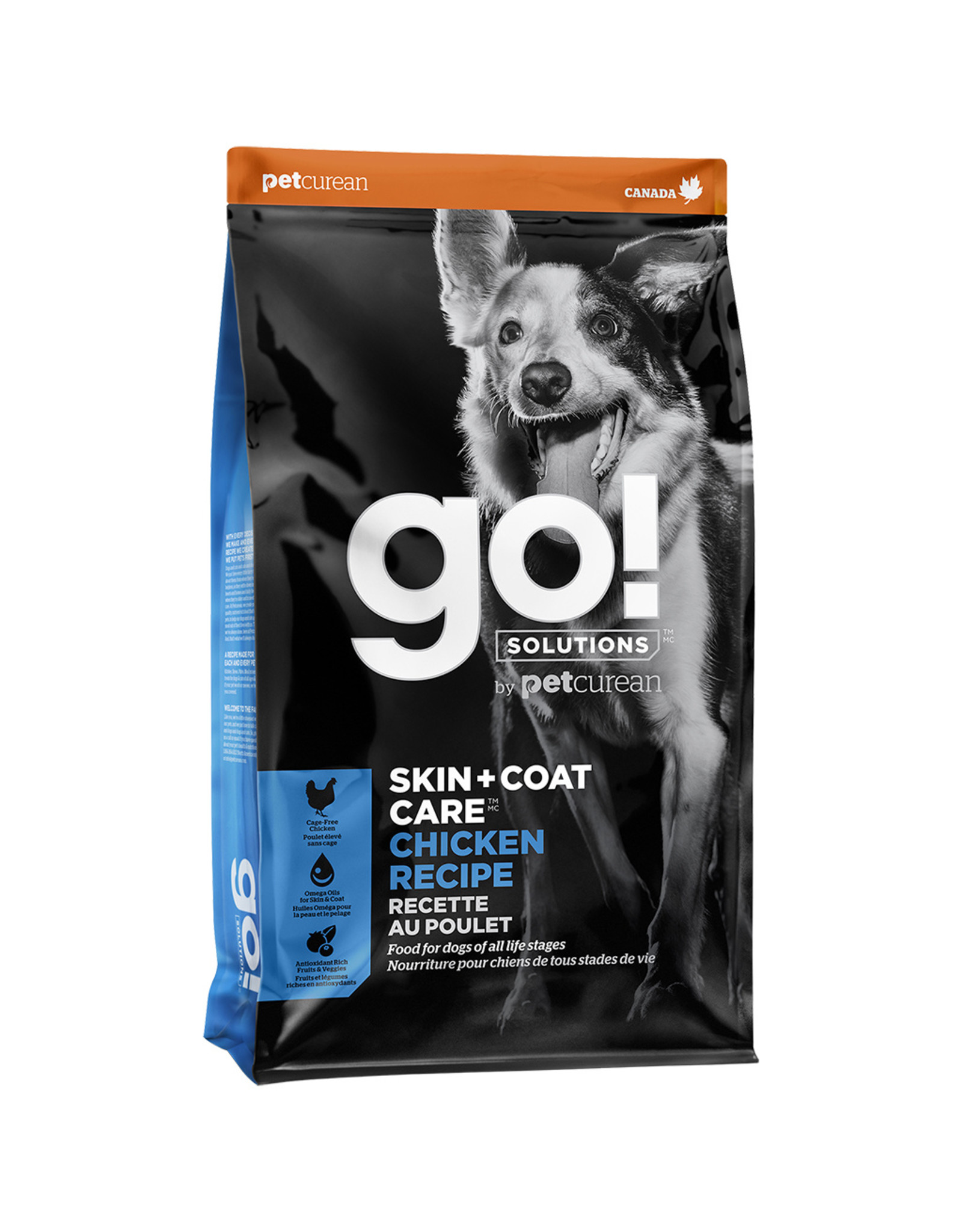 Petcurean GO! Skin & Coat Chicken Recipe with Grains