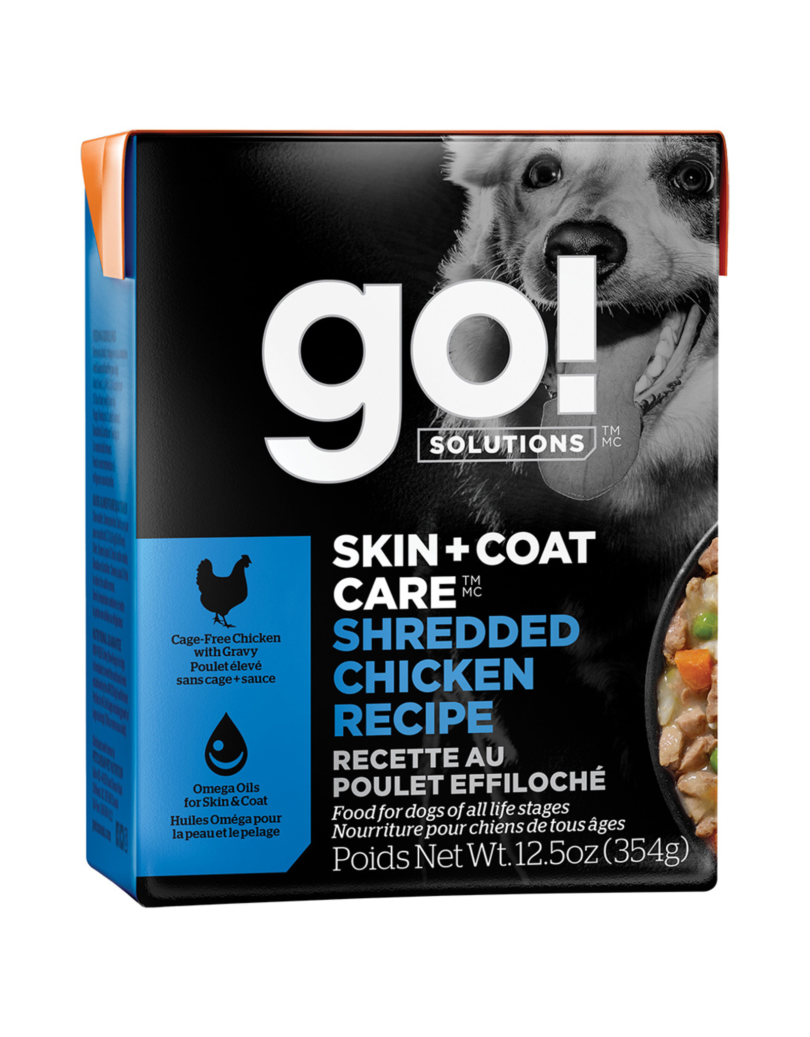 Petcurean GO! Skin & Coat Shredded Chicken 12.5OZ SINGLE