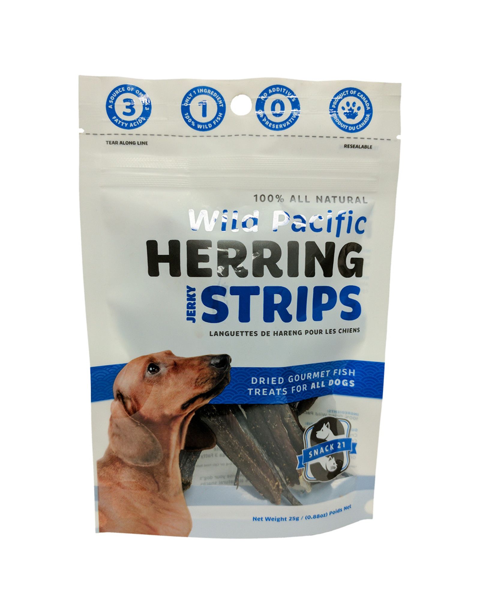 Snack 21 Herring Strips 25GM