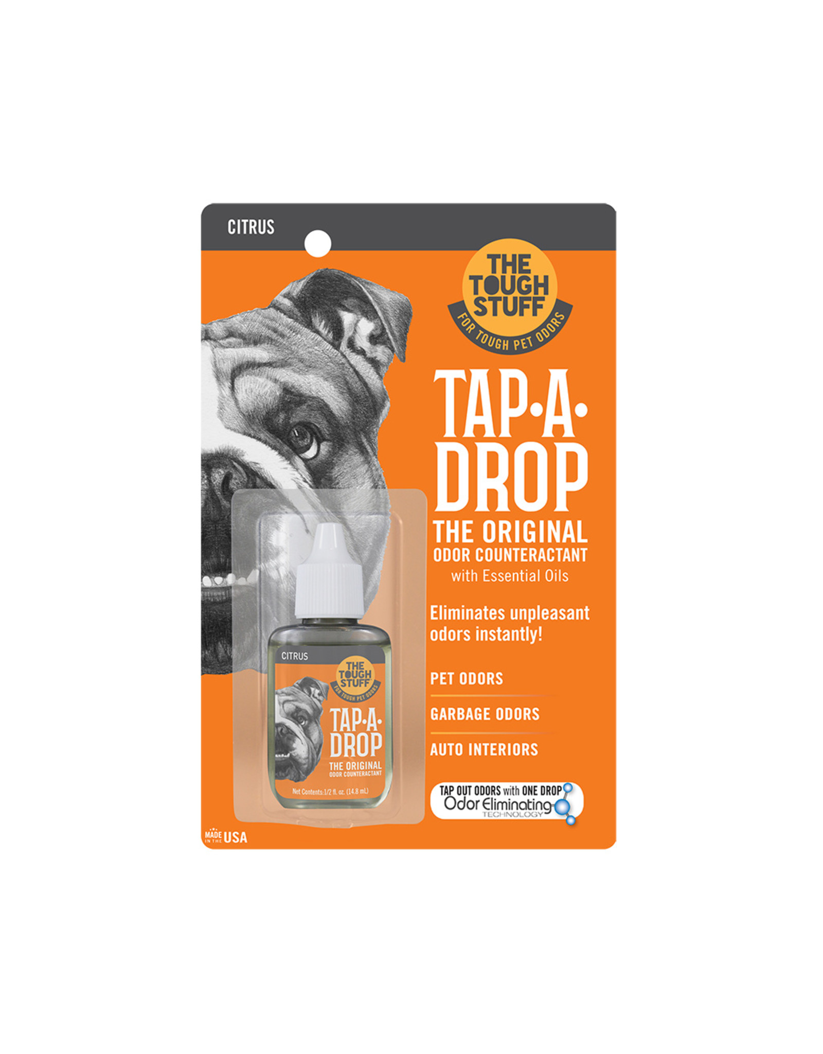 Tough Stuff Tap-A-Drop Air Freshner Citrus Drop 0.5OZ