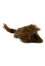 Amazing Pet Products Fur Mouse Long Hair 3" Squeak SINGLE