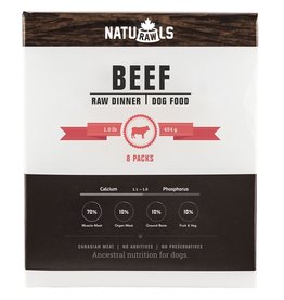 Naturawls Frozen - Raw Dinner Beef & Veggie