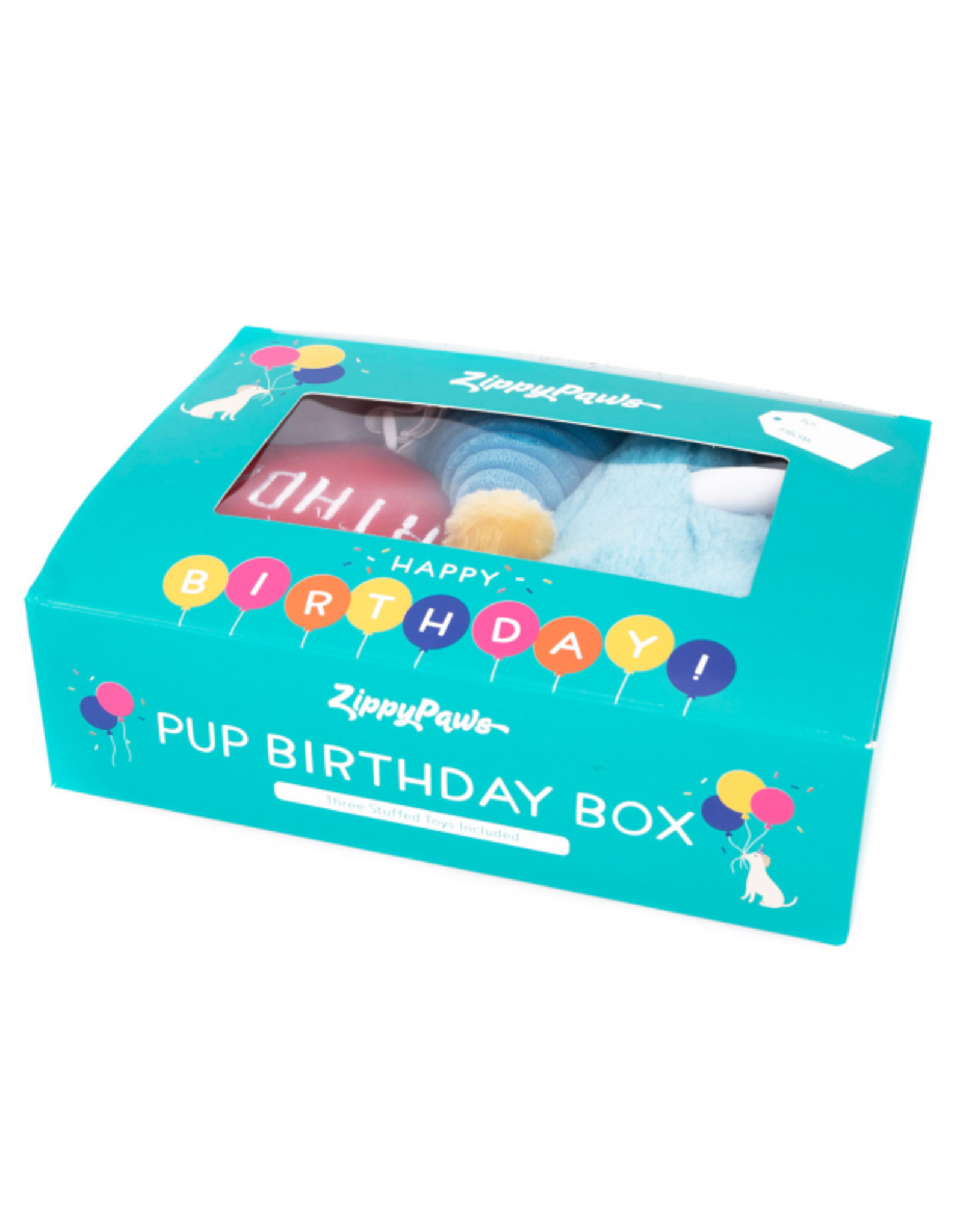 ZippyPaws Plush Toy Birthday Box