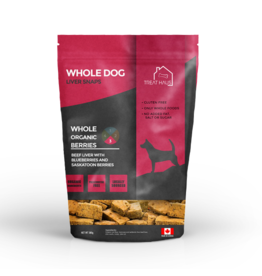 Foley Dog Treat Company WholeDog Liver Snaps Beef Liver w/Berries 380 g
