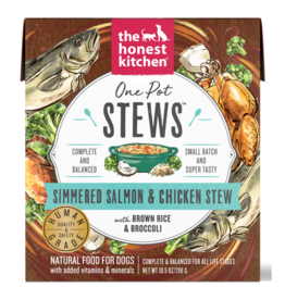 The Honest Kitchen Dog One Pot Stews Simmered Salmon & Chicken Stew 10.5 oz SINGLE