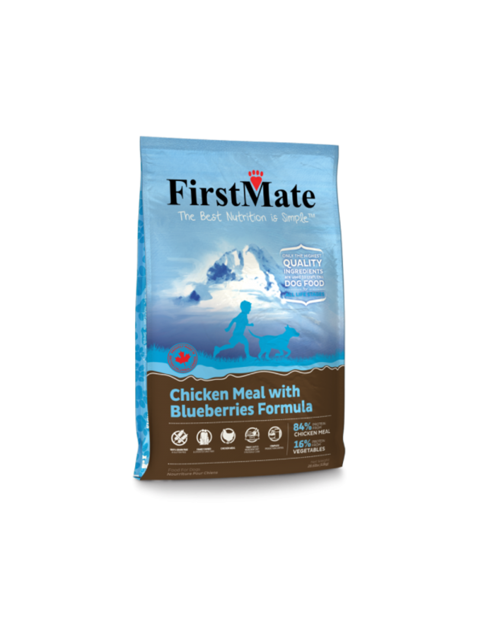 FirstMate Dog LID GF Chicken with Blueberries 14.5 lb