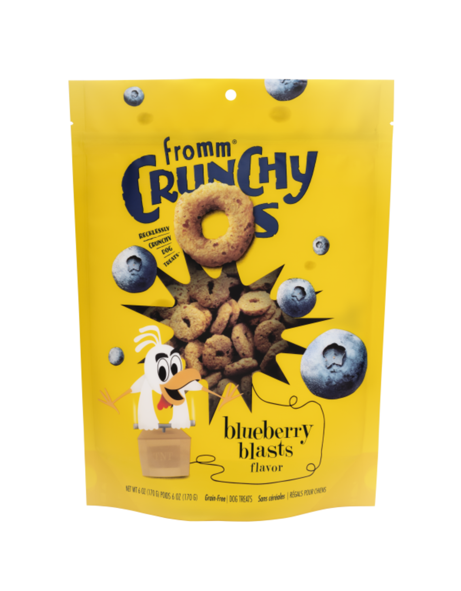 Fromm Crunchy Os GF Blueberry Blasts Treats 6 oz