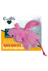 OurPet's Company Play N Squeak Plush When Pigs Fly - Catnip