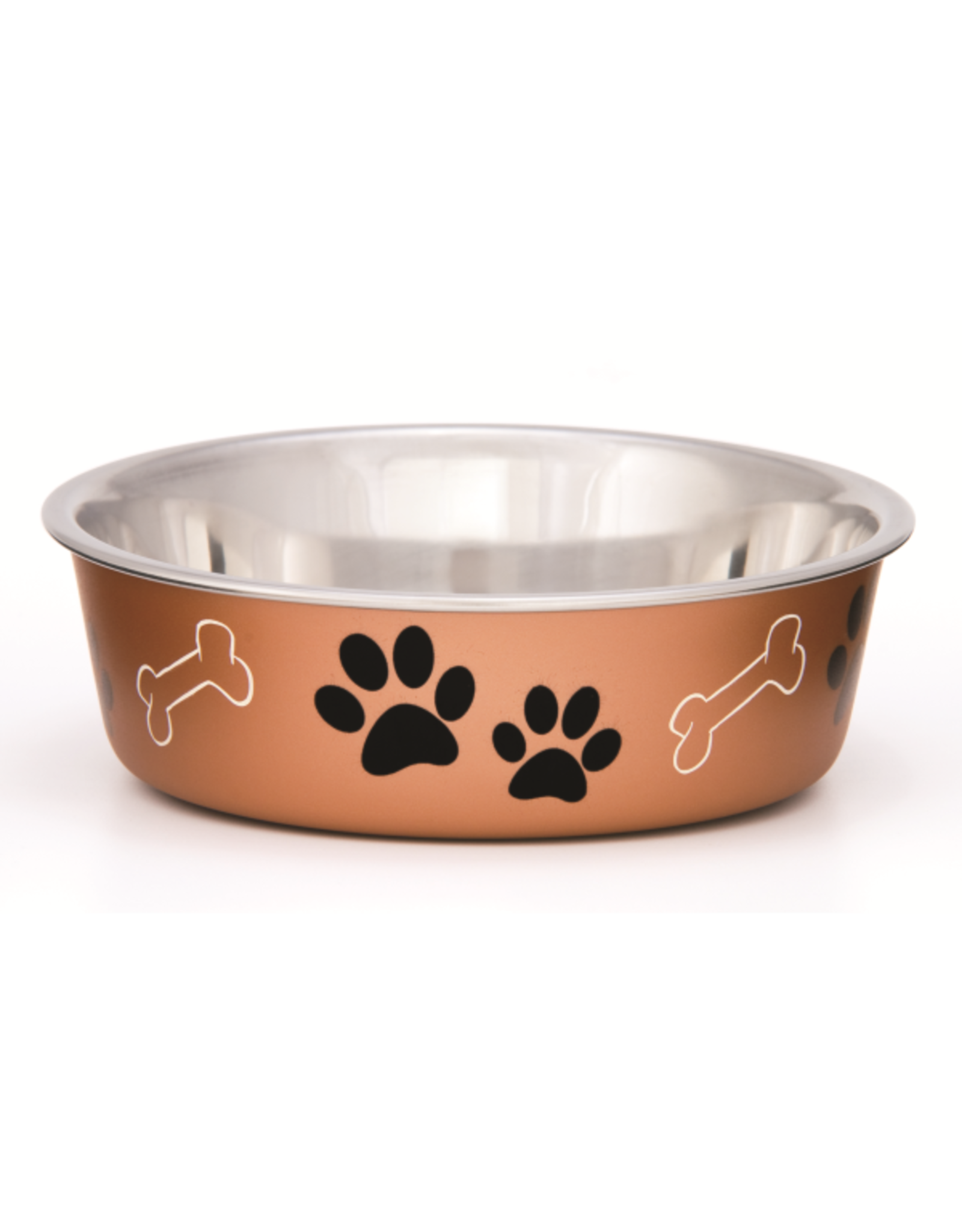 Loving Pets Bella Bowls Metallic Copper Medium