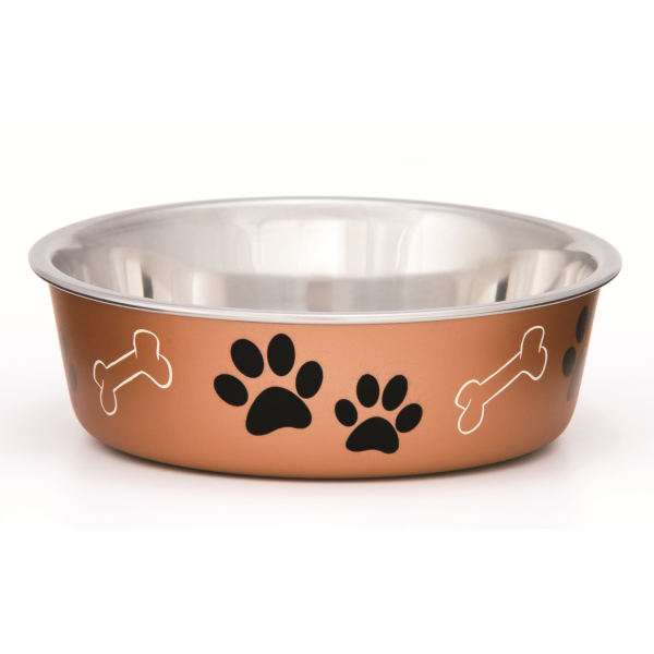 Copper dog food clearance bowls