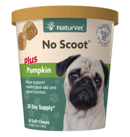 NaturVet Soft Chew No Scoot w/Pumpkin 60CT