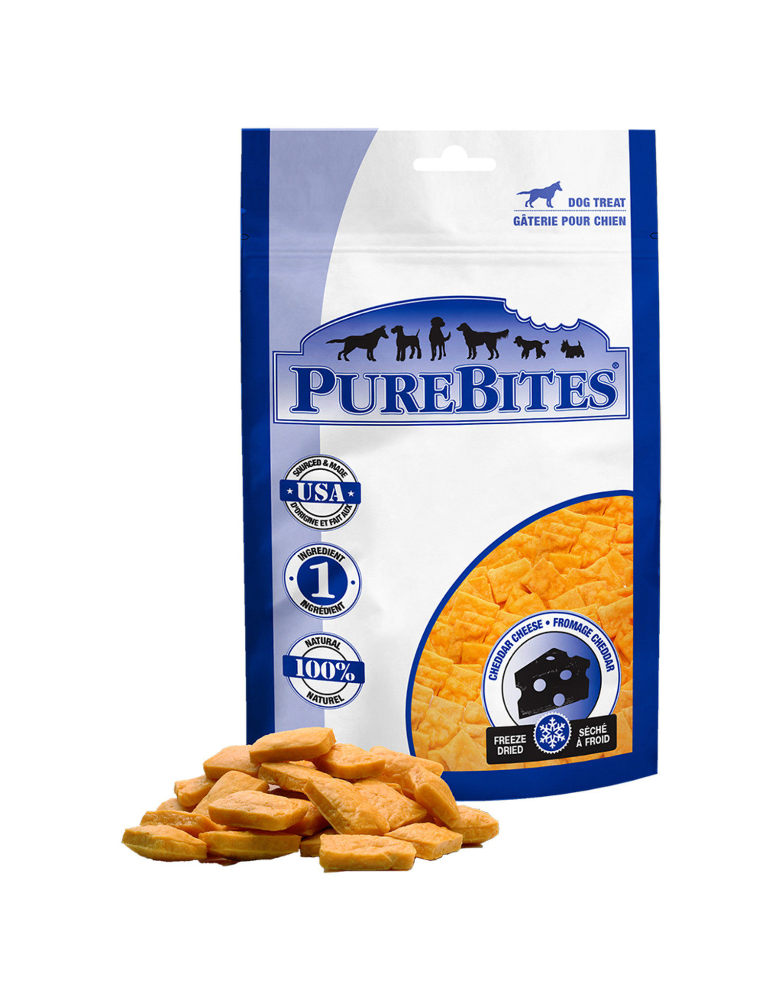 Pure Bites Cheddar Cheese 120GM / Mid