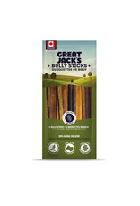 Canadian Jerky Co. Ltd Great Jack's Bully Stick - Odor-Free 6pk