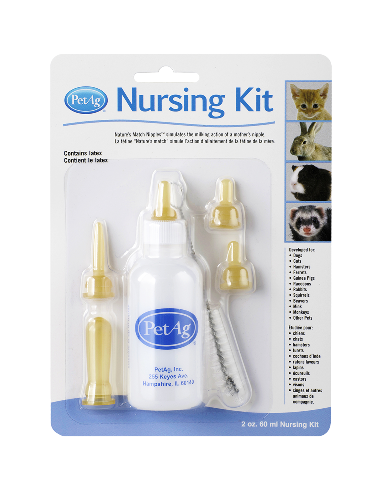 Pet-Ag Borden Nursing Kit & Brush 2OZ
