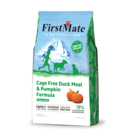 FirstMate Cage Free Duck Meal & Pumpkin Formula