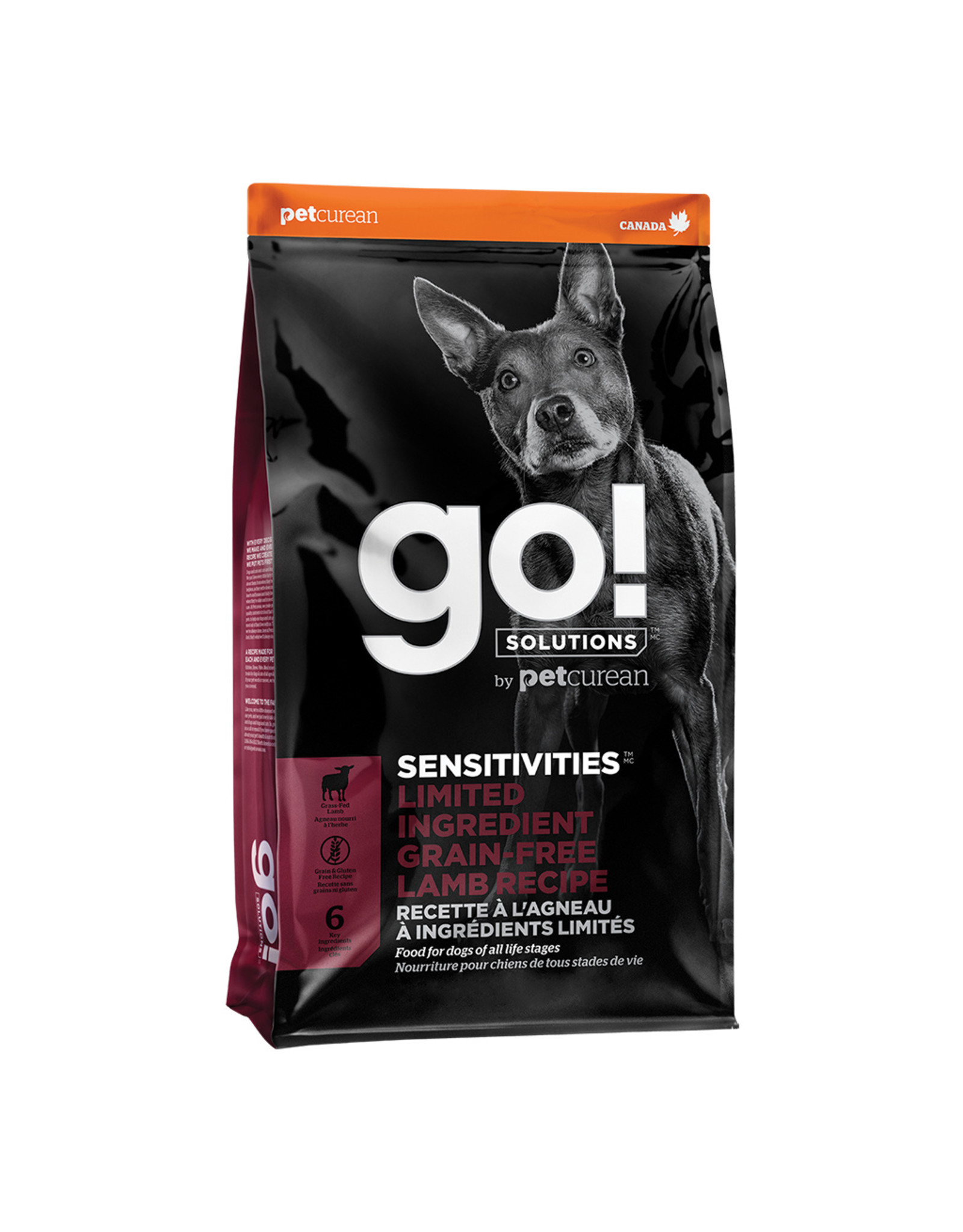 Petcurean GO! Sensitivities LID GF Lamb 22LB