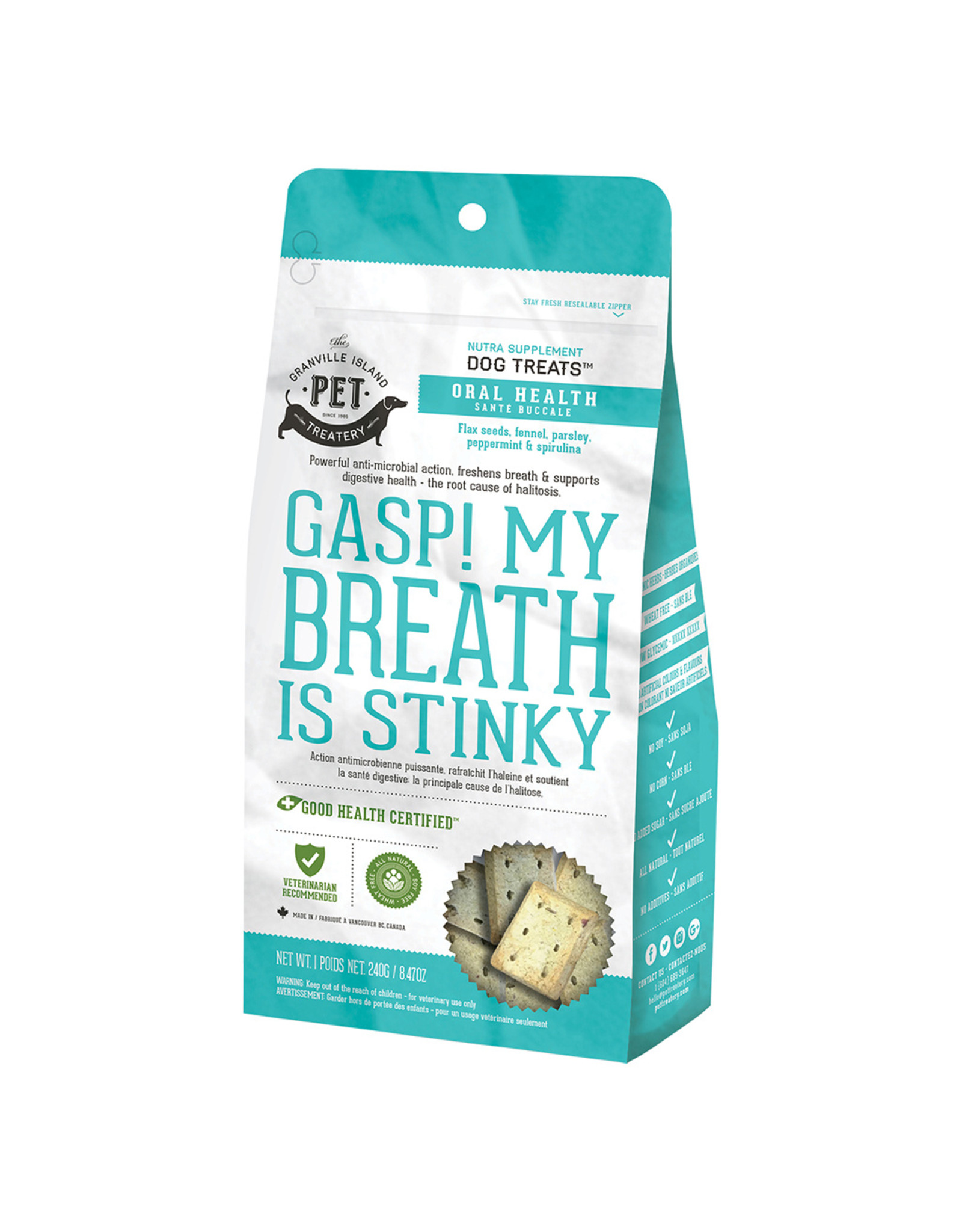 Granville Island Pet Gasp! My Breath is Stinky 240GM