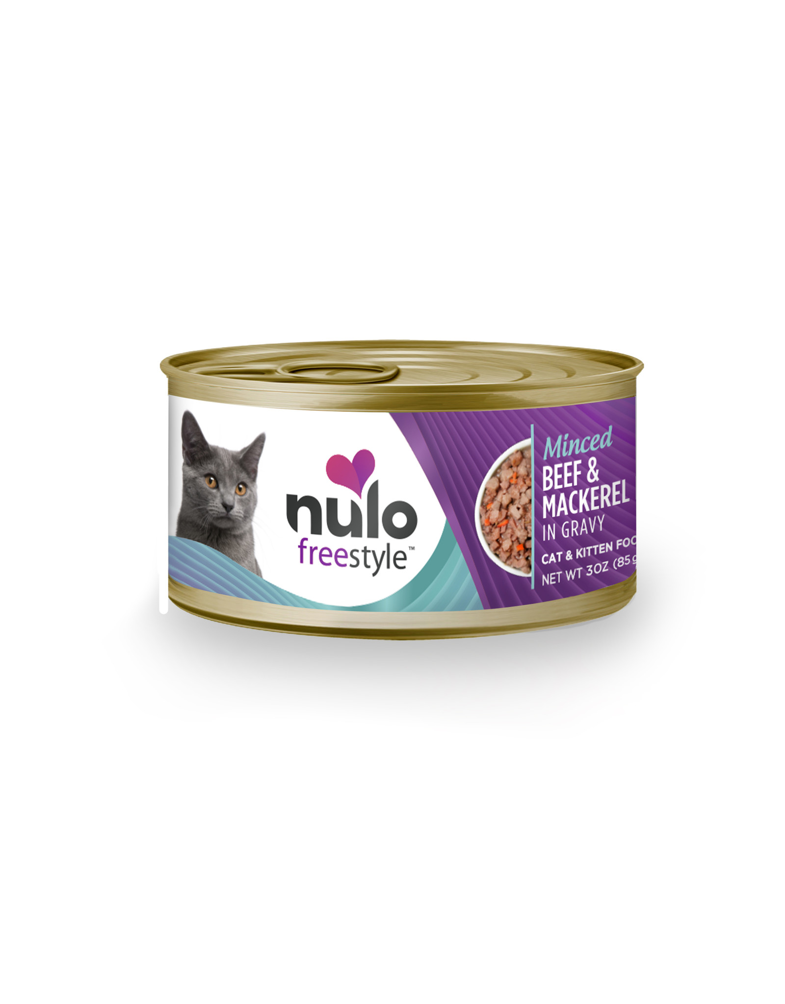 Nulo FreeStyle - Cat - Minced Beef & Mackerel in Gravy Recipe 3oz