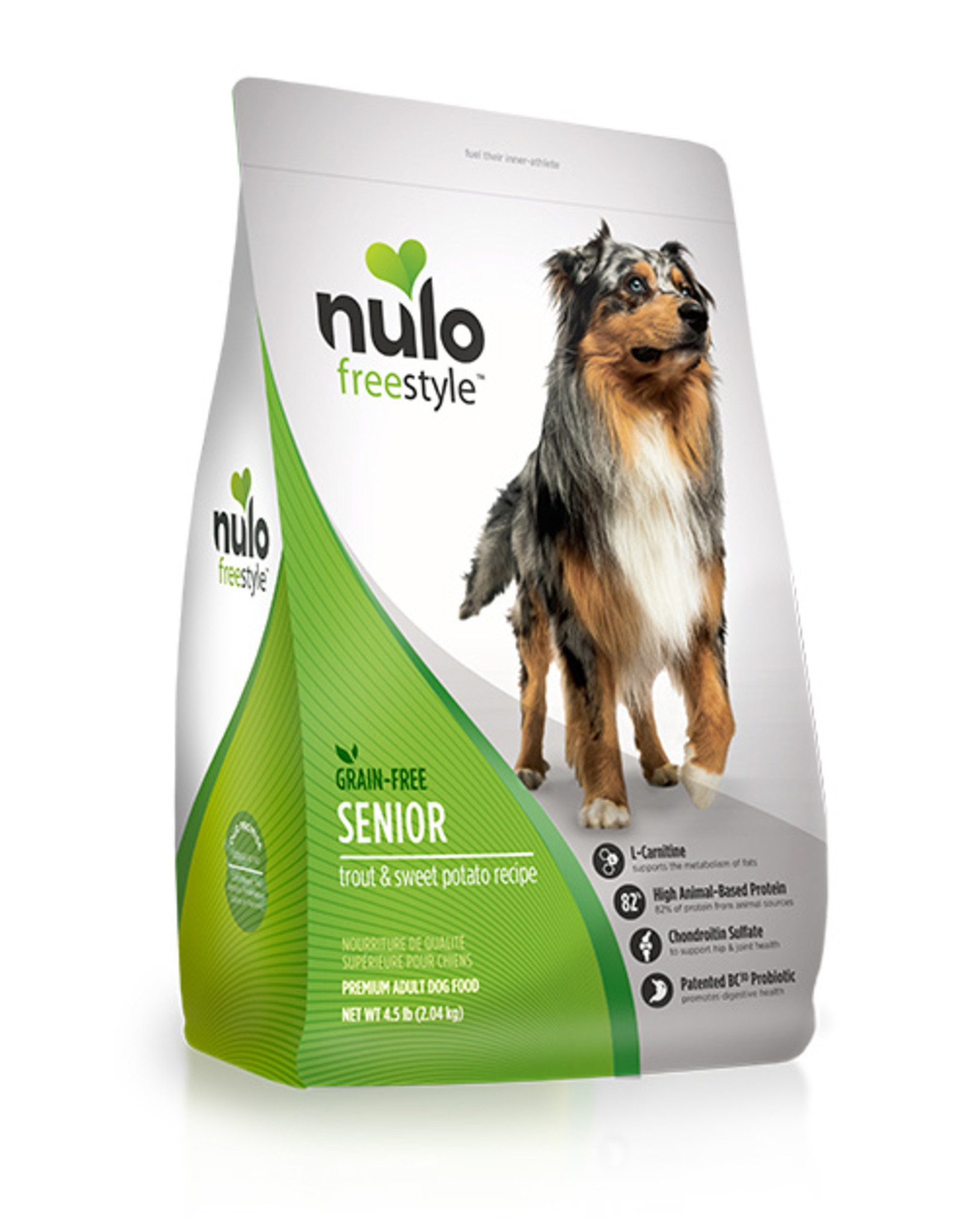 Nulo FreeStyle - Senior Dog - Trout & Sweet Potato Recipe 24lb