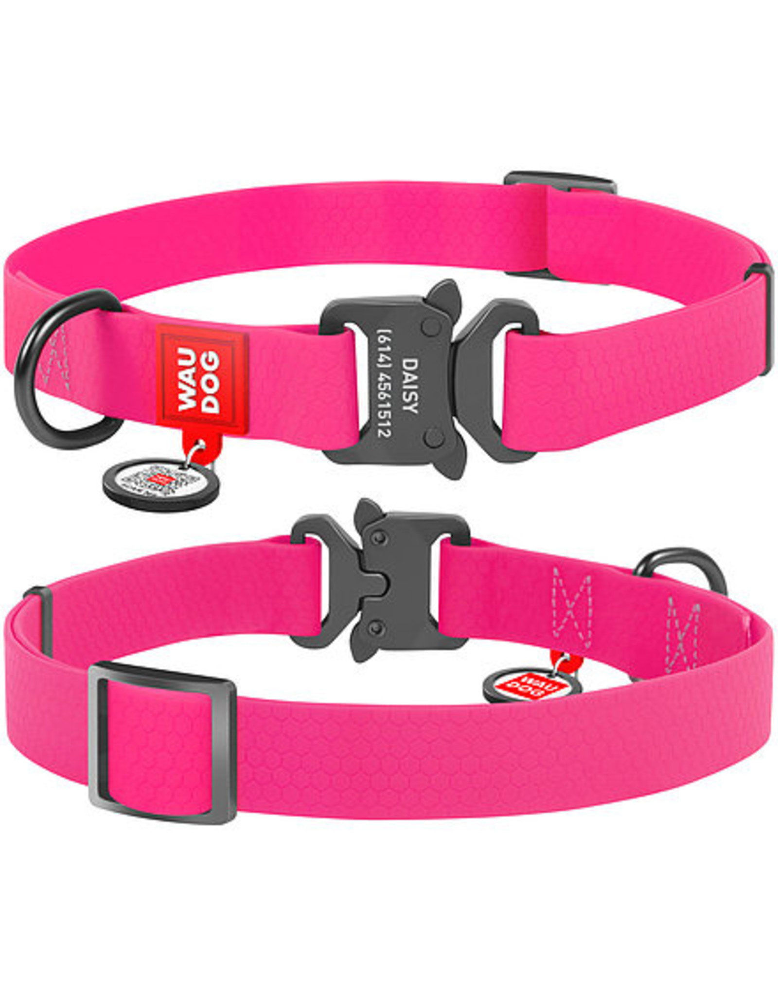 WauDog Waterproof Dog Collar with QR Passport