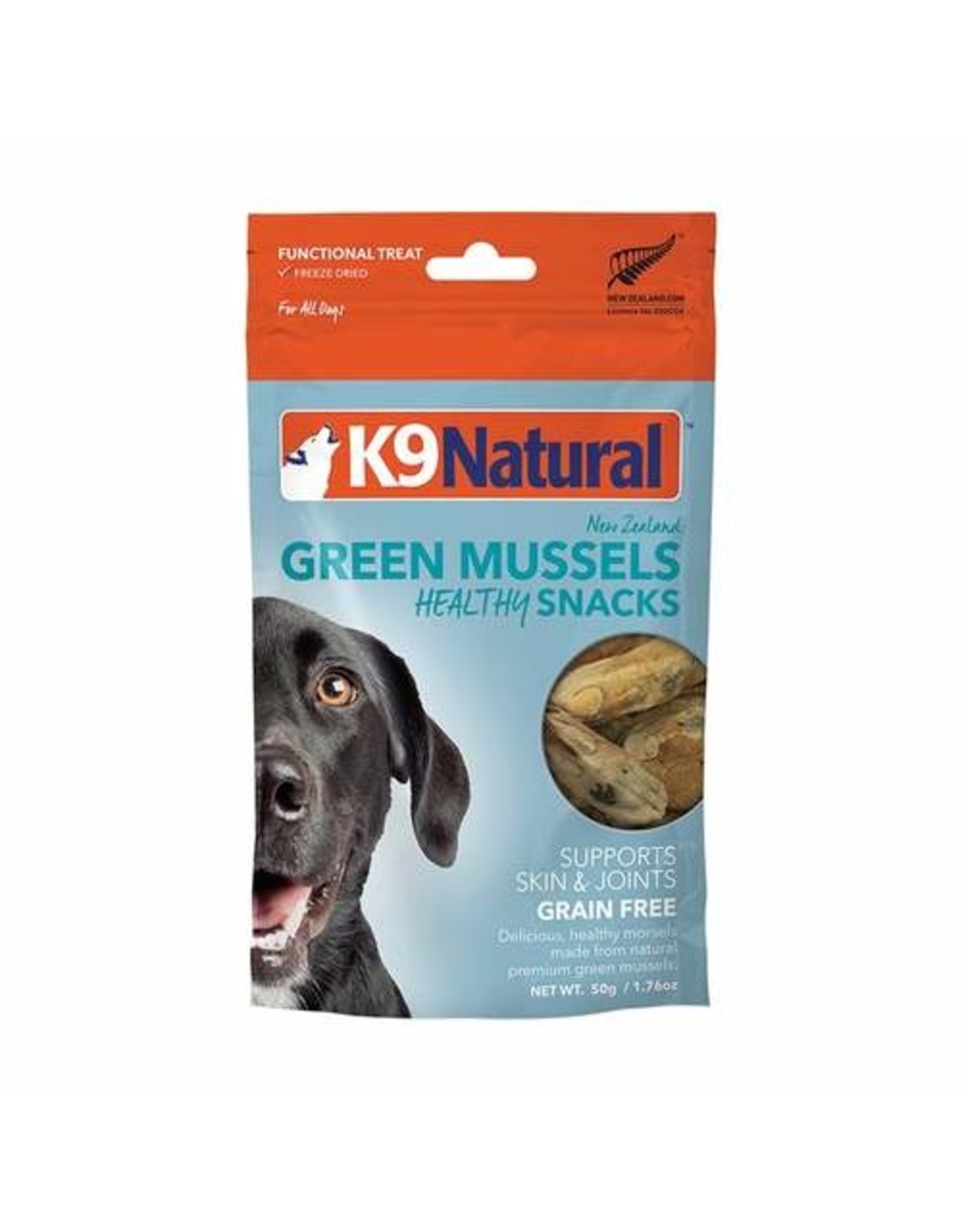 K9 Natural Green Lip Mussel Treats - Freeze Dried 50g