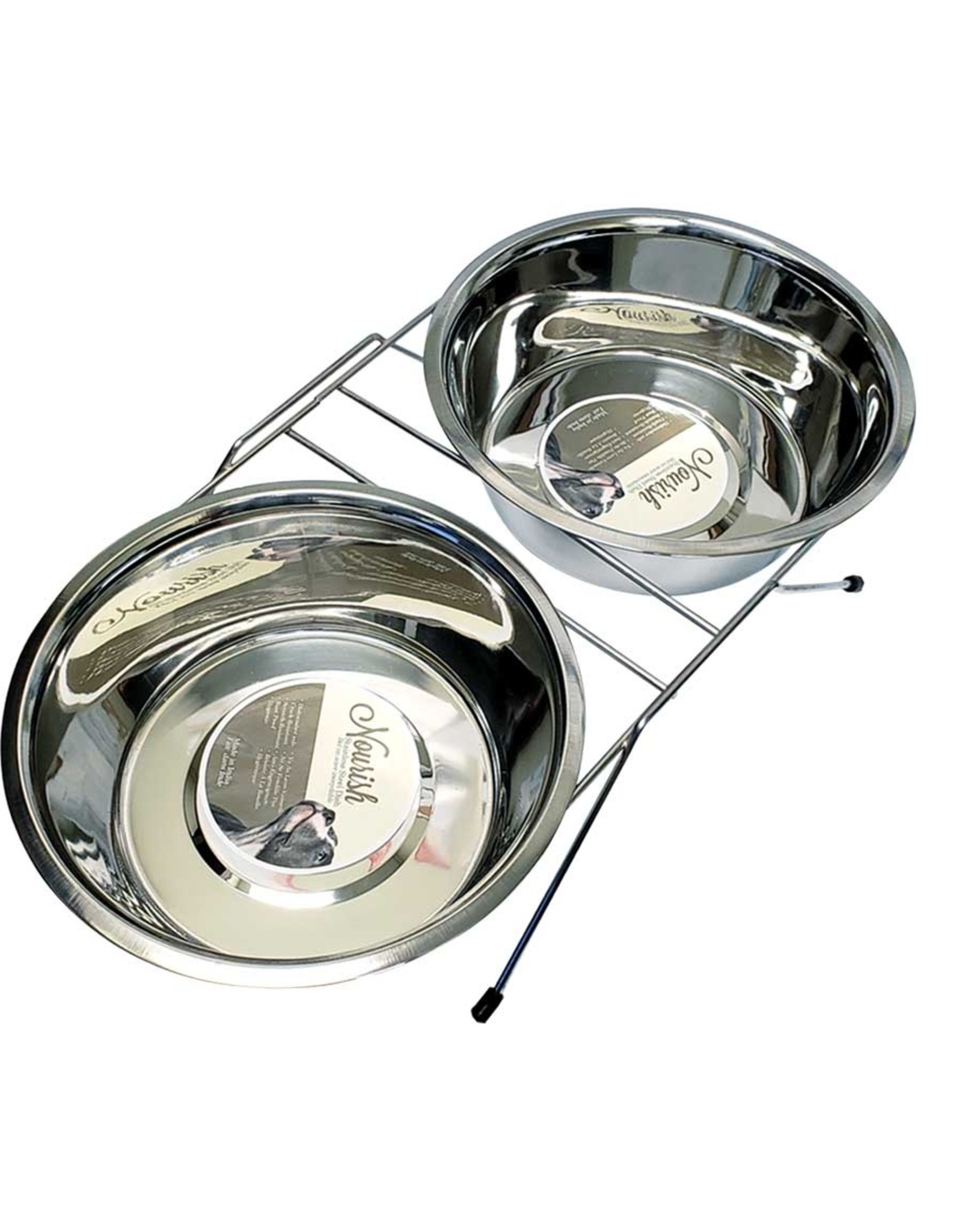 Nourish Stainless Steel Dbl Diner Rack