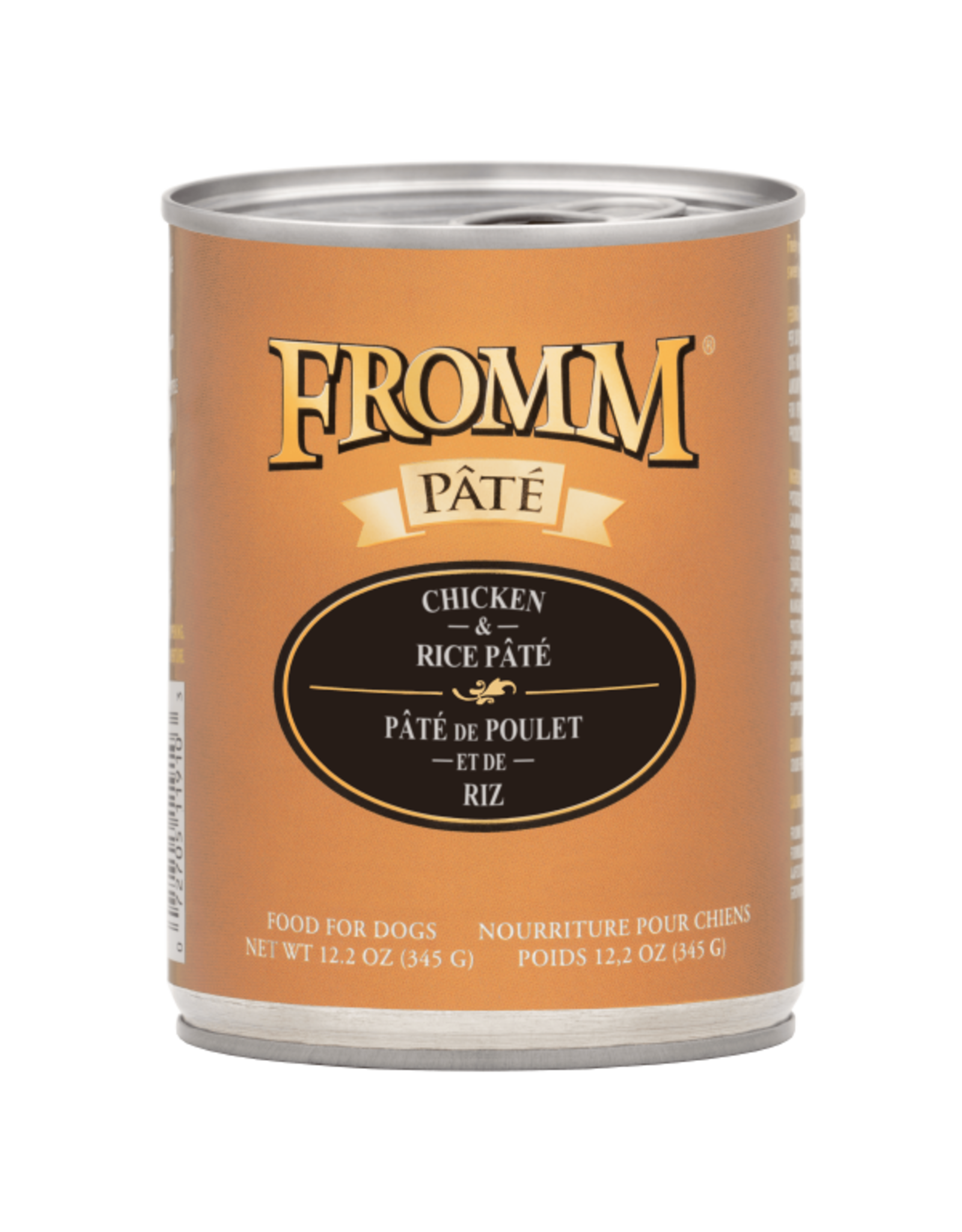 Fromm Dog Chicken & Rice Pate 12.2 oz
