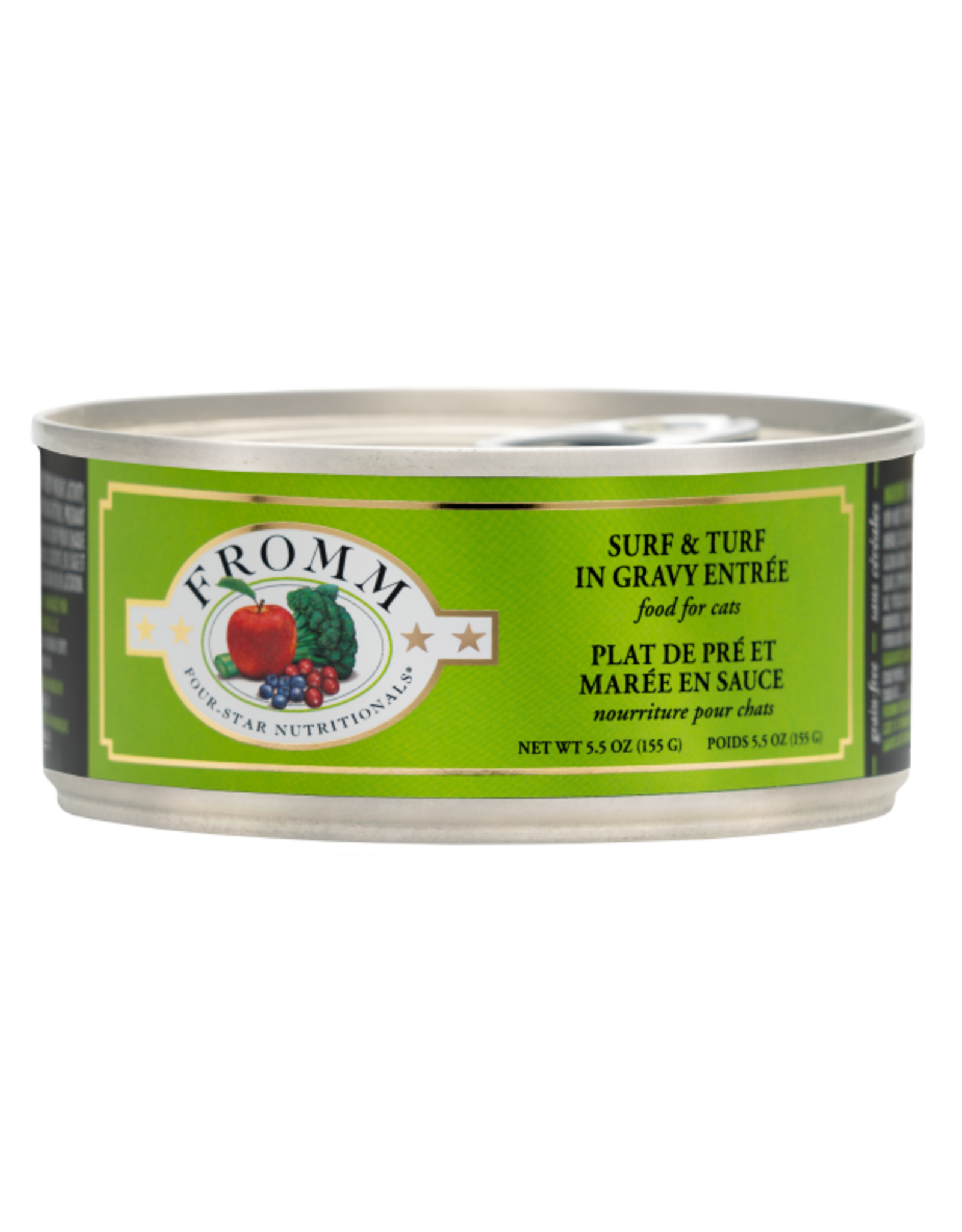 Fromm Cat Four-Star Surf & Turf in Gravy Entree 5.5 oz