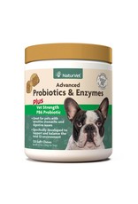 NaturVet Advanced Probiotics & Enzymes Soft Chew 120ct