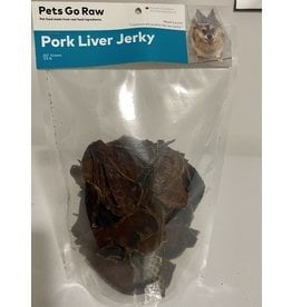 Pets Go Raw Pork Liver Jerky - single