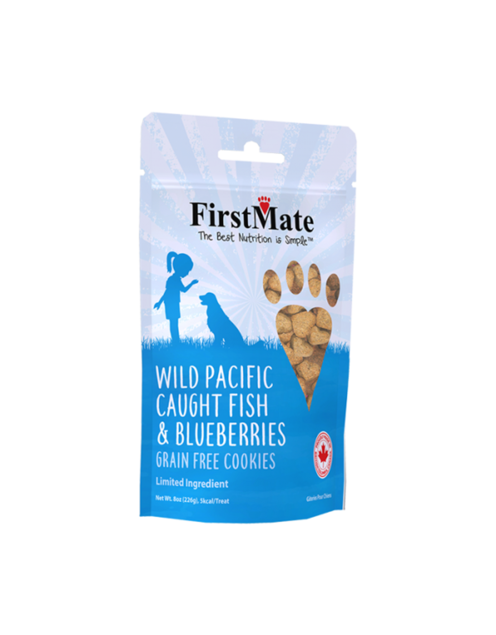 FirstMate Wild Pacific Caught Fish & Blueberries Cookies 8oz