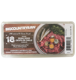 Big Country Raw Frozen Quail Eggs 18 Count