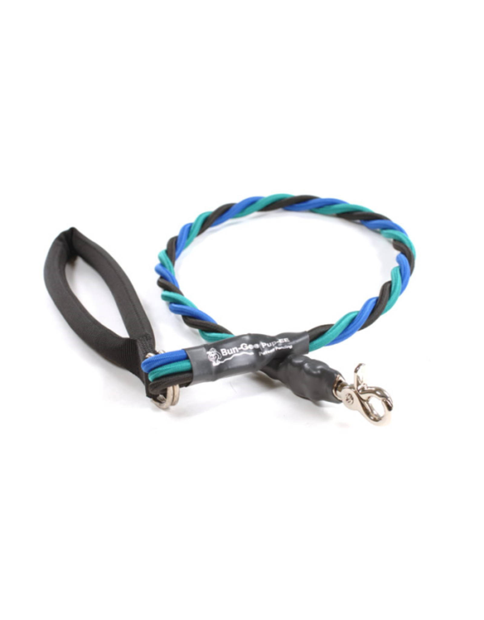 Bungee PupEE Leash 3' Teal/Blue/Blk LG Up to 65 lb