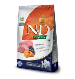 farmina N&D DOG Pumpkin Lamb & Blueberry MED & MAXI