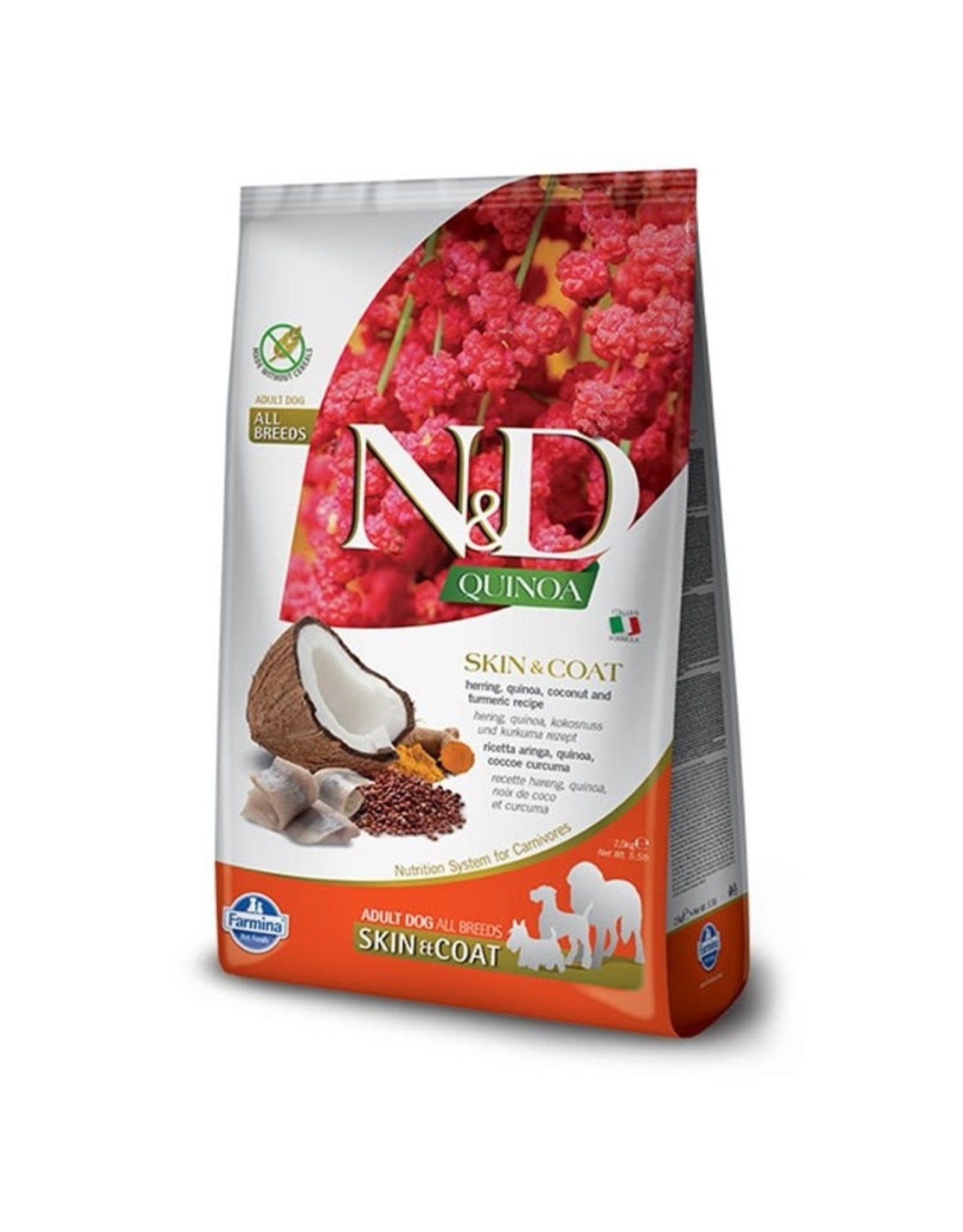 farmina N&D Dog Quinoa Skin & Coat HERRING