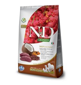 Farmina N&D Dog Quinoa Skin & Coat VENISON Med/Maxi